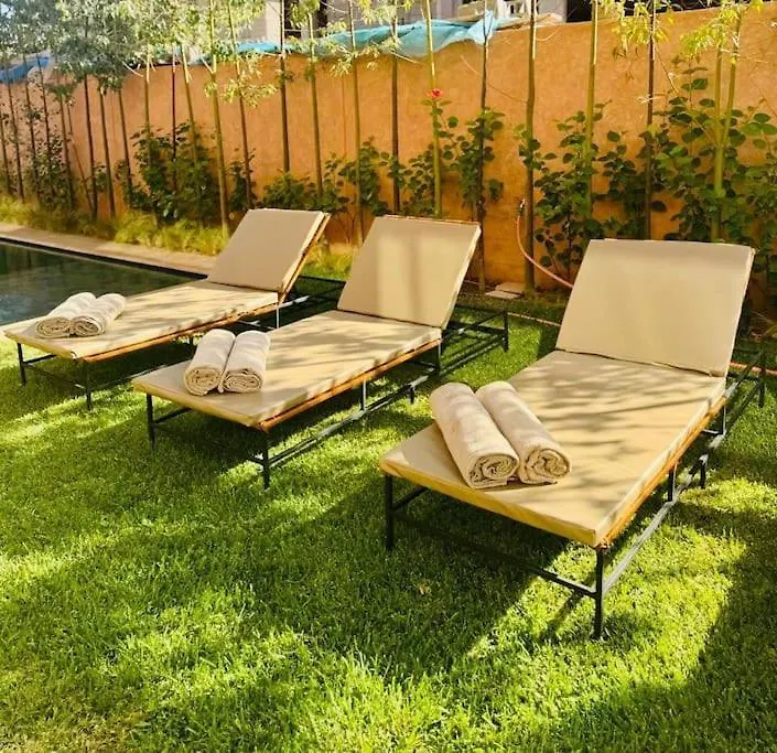 Sublime Villa Avec Ascenseur Piscine Chauffee 마라케시